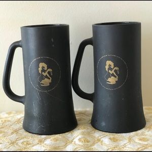 Playboy Club Mug Black Femlin Logo Stirrers Garter